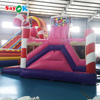 Commercial Inflatable Slide Digital Print Inflatable Bouncer Slide Rental Inflatable Bounce House Quadruple Stitches