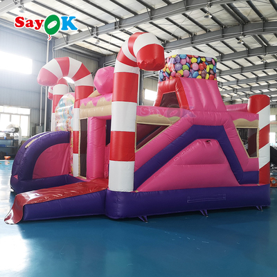 Commercial Inflatable Slide Digital Print Inflatable Bouncer Slide Rental Inflatable Bounce House Quadruple Stitches