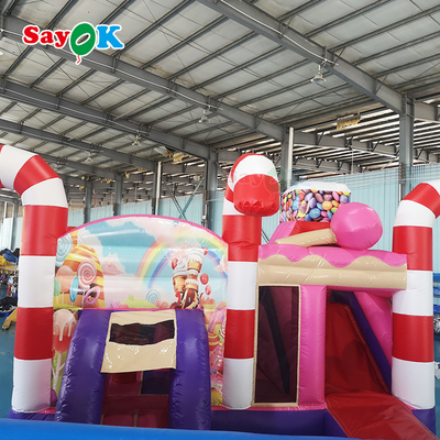 Commercial Inflatable Slide Digital Print Inflatable Bouncer Slide Rental Inflatable Bounce House Quadruple Stitches