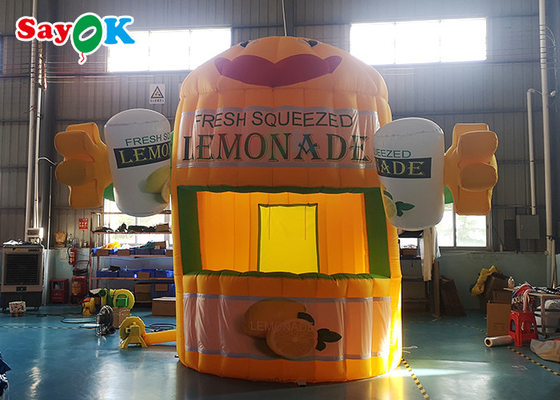Oxford Inflatable Air Tent For Lemon Drink Promotion Portable Lemonade Booth
