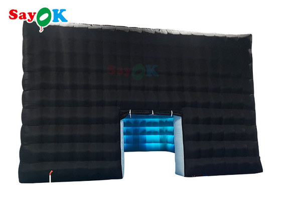 Inflatable Cube Tent Flexible Inflatable Air Tent With Led Lights Blow Up Camping Tent