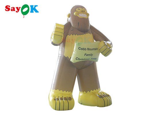 Customized Size Giant Inflatable Gorilla For Commercial Advertising