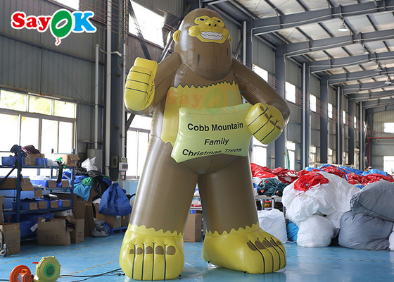 Customized Size Giant Inflatable Gorilla For Commercial Advertising