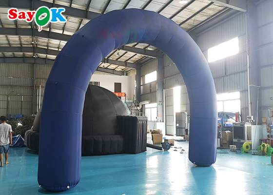 Blue Inflatable Arch Waterproof For Adversting Events Grand Opening