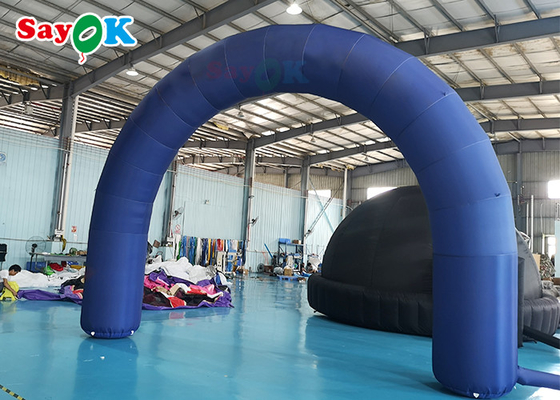 Blue Inflatable Arch Waterproof For Adversting Events Grand Opening