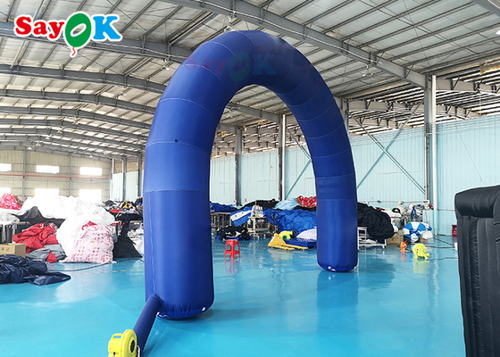 Blue Inflatable Arch Waterproof For Adversting Events Grand Opening