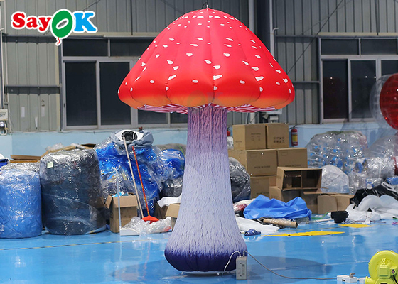 2.5m Decoration Inflatable Mushrooms Led Balloon Light Up Balloon