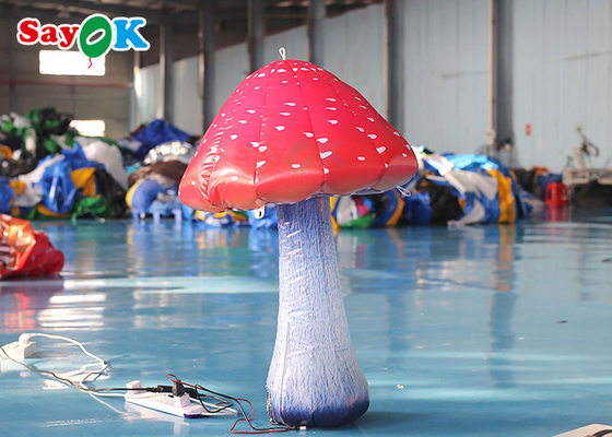 Outdoor Advertising Led 1m Large Inflable Mushroom For Easter