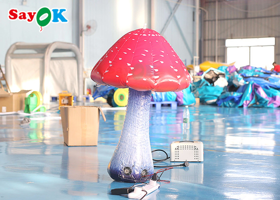 Outdoor Advertising Led 1m Large Inflable Mushroom For Easter