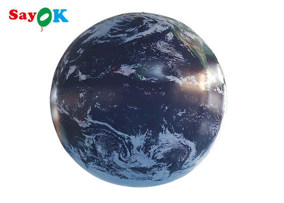 OEM PVC Inflatable Earth Globe For Advertising Blow Up Planet Ball