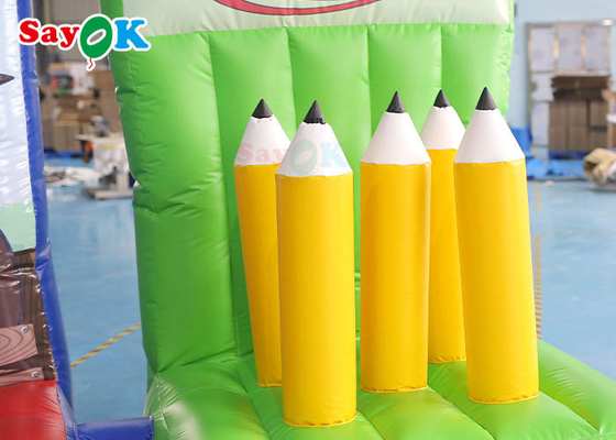 Interactive Tarpaulin Inflatable Sports Games For Team Building Screen Printing