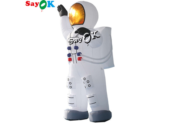 4m 13ft Portable White Inflatable Characters Inflatable Astronaut Spaceman For Science Museum Decoration