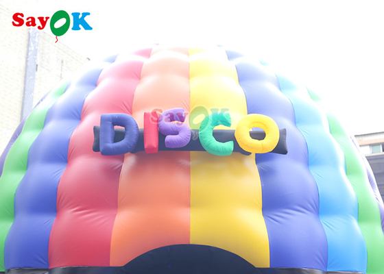 5m 16.5ft Disco Dome Inflatable Bounce House With Disco Light