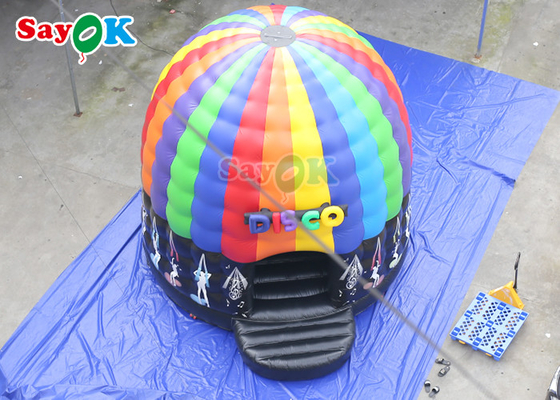 5m 16.5ft Disco Dome Inflatable Bounce House With Disco Light