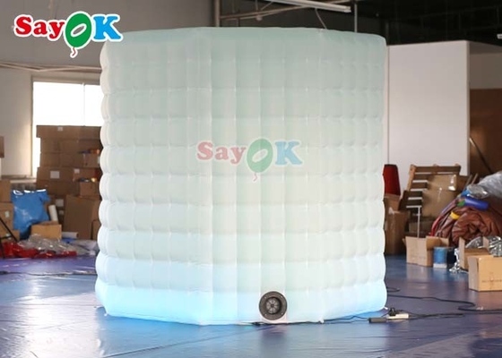 210D Inflatable Photo Booth For Exhibition 2.4x2.4x2.4mH