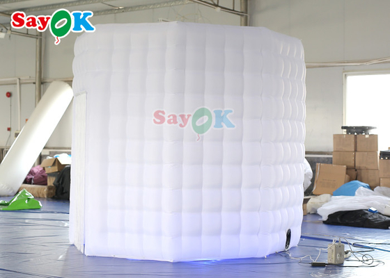 Octagonal Inflatable LED Photo Booth Indoor CE UL Certificated
