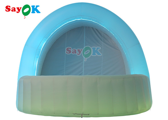 Oxford Cloth Inflatable Bar Tent 3.5x3.5x3m Customized Logo
