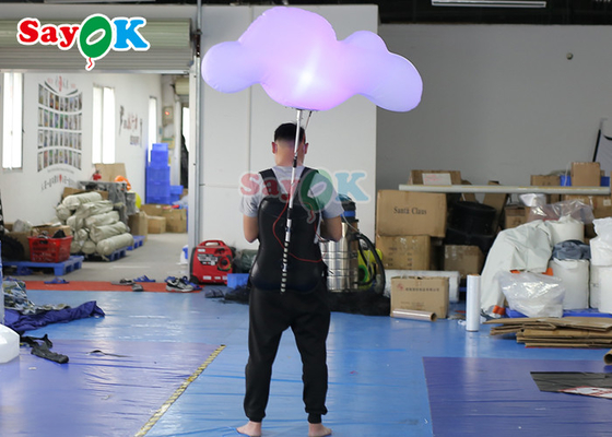 0.8m Backpack Ball Inflatable Lighting Decoration For Advertising Activity
