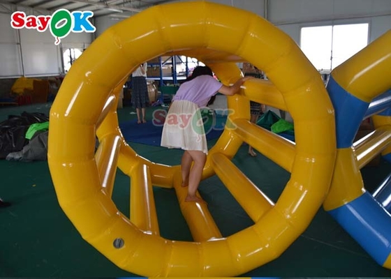 Giant Inflatable Wheel Outdoor Activities Water Iceberg Inflatable For Kids Adults Human Hamster Roller