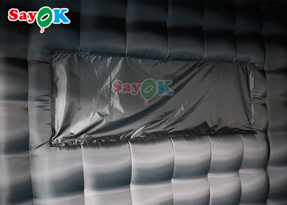 Commercial Inflatable Air Tent Rental Structure Exhibition Black Color