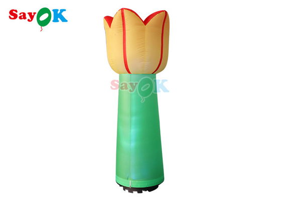 Giant 3d Inflatable LED Flower Lighting Toy Custom Plant Fungus Flower Advertising Modeling