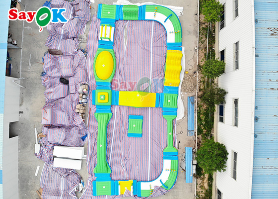 20x30m Inflatable Water Pool Obstacle Course Sport Games Digital Pringting