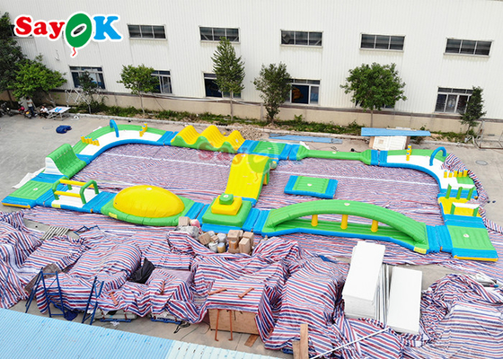 20x30m Inflatable Water Pool Obstacle Course Sport Games Digital Pringting