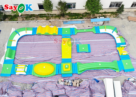 20x30m Inflatable Water Pool Obstacle Course Sport Games Digital Pringting