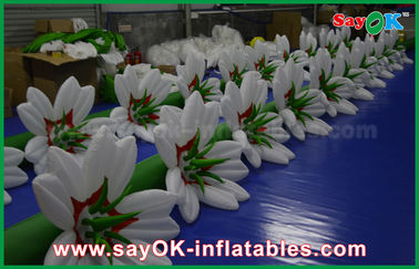 Large Inflatable Lighting Decoration Inflatable Wedding Flower Chain WIth LED Light For Decoration