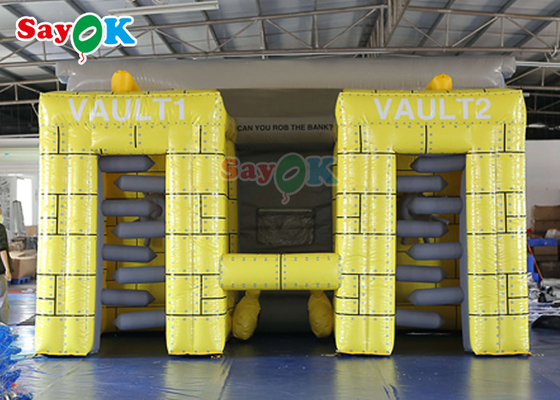 OEM Bank Vault Interactive Inflatable Game Inflatable IPS Shooting Game