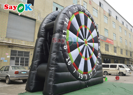 Large Inflatable Football Dartboard Soccer Dart Board Game Target With Balls