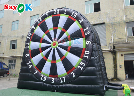 Large Inflatable Football Dartboard Soccer Dart Board Game Target With Balls