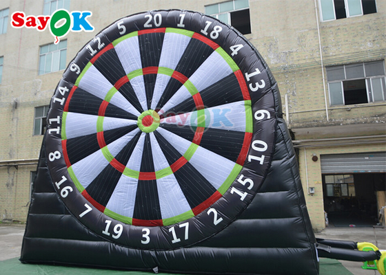 Large Inflatable Football Dartboard Soccer Dart Board Game Target With Balls