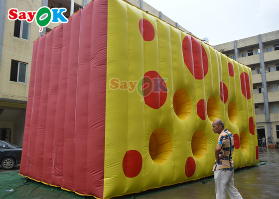 PVC Tarpaulin Inflatable Sports Games Inflatable Cheese Barriers