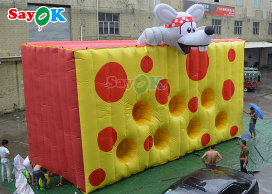 PVC Tarpaulin Inflatable Sports Games Inflatable Cheese Barriers