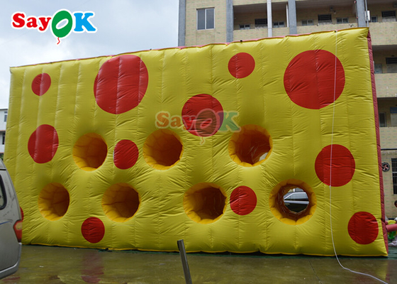 PVC Tarpaulin Inflatable Sports Games Inflatable Cheese Barriers