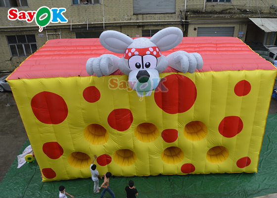 PVC Tarpaulin Inflatable Sports Games Inflatable Cheese Barriers