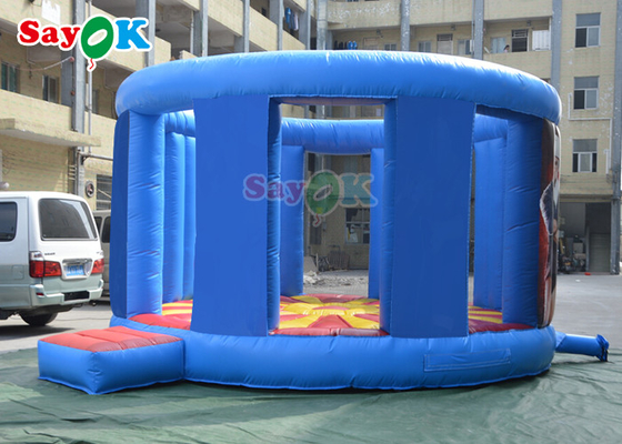 Fire Themed Printed Inflatable Bouncy Castles Jumping Bounce House Waterproof