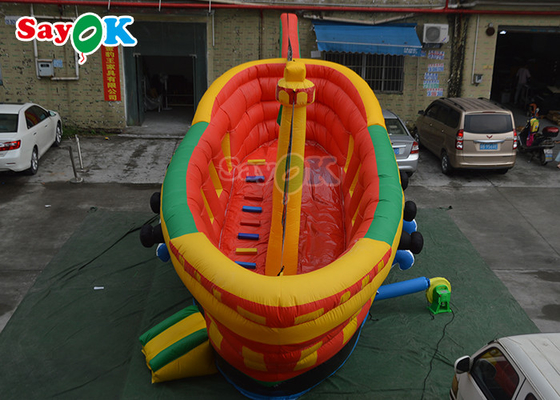 Fire Retardant Inflatable Pirate Ship Combo Party Bounce House Inflatable Boat Castle Ship Slide