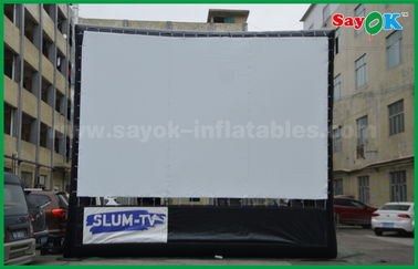 Inflatable Backyard Movie Screen Outdoor Inflatable Movie Screen Oxford Cloth Material WIth Frame For Projection