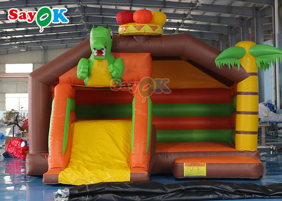 Commercial Adult Inflatable House Water Slide Pool Bounce House 5x5x4mH