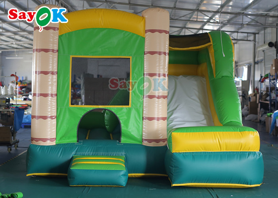 Commercial Bouncy House Inflable Jumping Castle Slide Combo 4x3.5x3.5mH