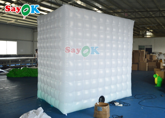 Indoor Party Led Inflatable Photo Booth Oxford Cloth Material