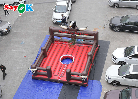 Commercial Pattern Inflatable Arena Mechanical Bull Mattress Inflatable Game Rodeo Bull