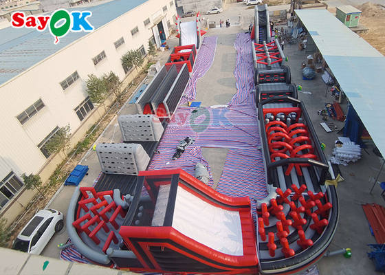 Customized Amusement Park Inflatable Obstacle Course Blow Up Theme Park