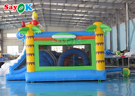 Customized Surf Boy Adventure Bounce House Inflatable Bouncy Castle Bounce Jumping