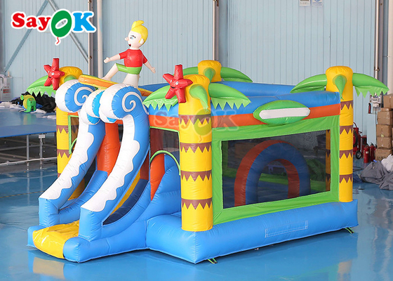 Customized Surf Boy Adventure Bounce House Inflatable Bouncy Castle Bounce Jumping