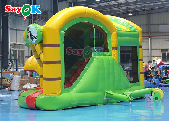 Animal Theme Lion Inflatable Bouncy Castle Slide