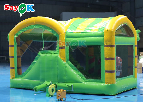 Lion Inflatable Bounce House With Dry Slide Inflatable Castle Bouncer