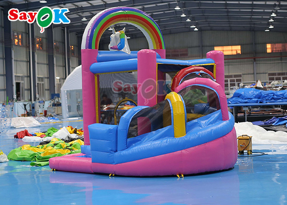 Dinosaur Inflatable Bounce House Water Slide Combo Commercial Bouncy Castle